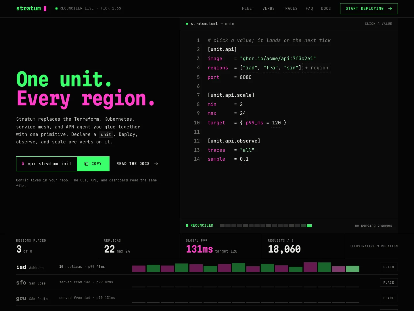 Infrastructure, with Impeccable, run 1